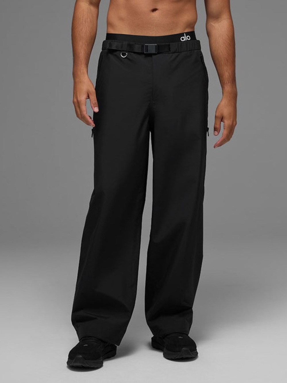 Alo Black Alpha Shell Pants NWT